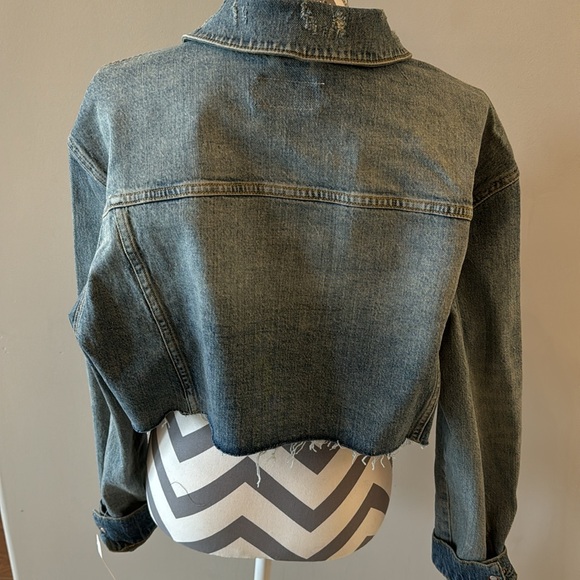 Pilcro denim crop jacket - Picture 3 of 6